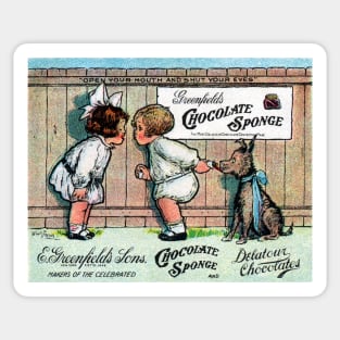 1905 Chocolate Candy Sticker